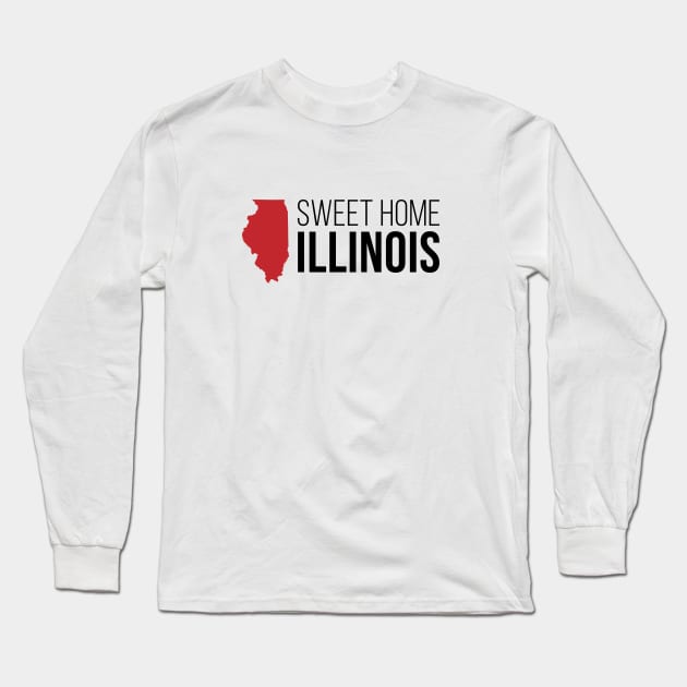 Sweet Home Illinois Long Sleeve T-Shirt by Novel_Designs